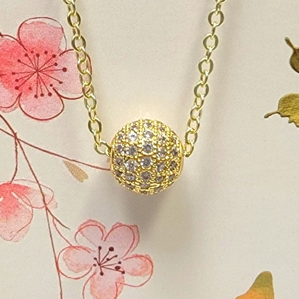 PRETTY CZ Charm Necklace